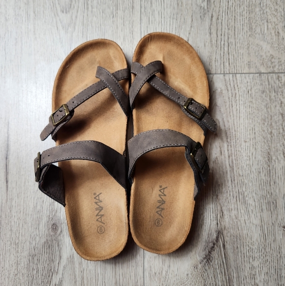 Anna Womens Glory Strappy Sandals Size 9 - Picture 2 of 4